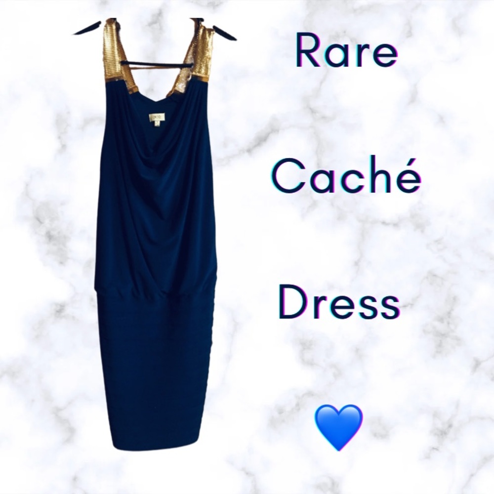 Rare Blue Caché Dress